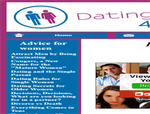 Tablet Screenshot of datingadvice4u.com